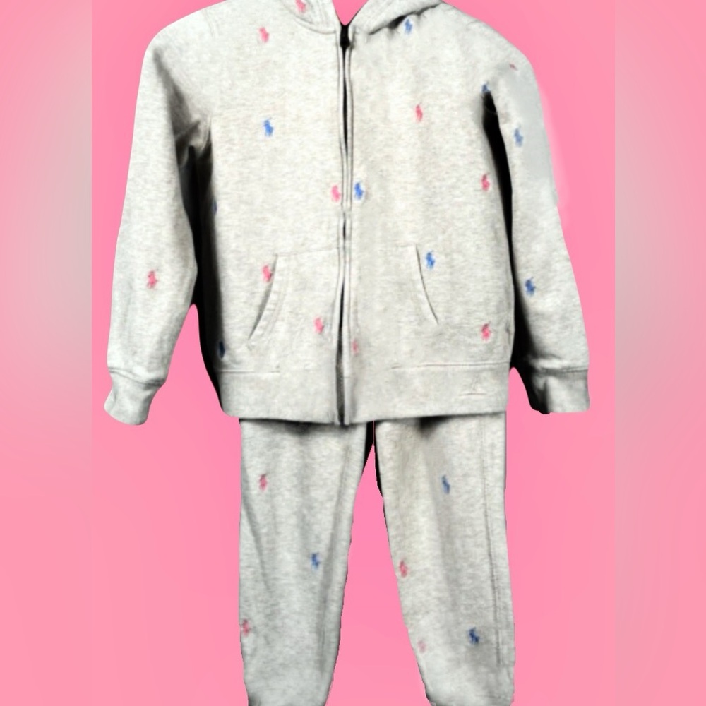 Kids Ralph Lauren Pony Print Track Suit